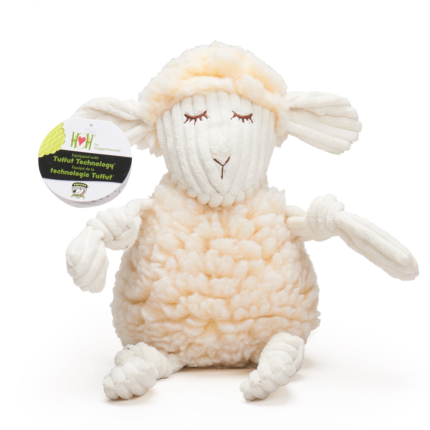 Louise Lamb HuggleFleece® FlufferKnottie Plush Dog Toy
