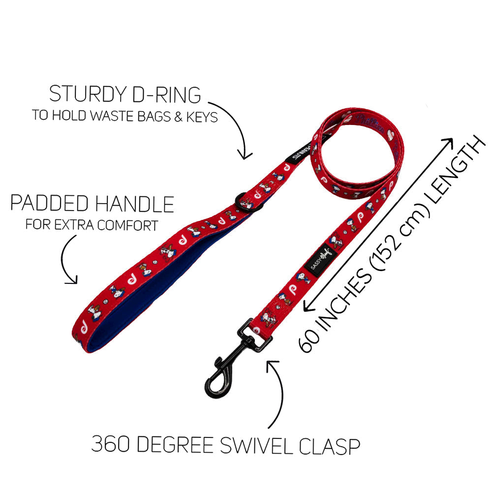 Dog Leash - MLB™ x Peanuts™ Philadelphia Phillies™