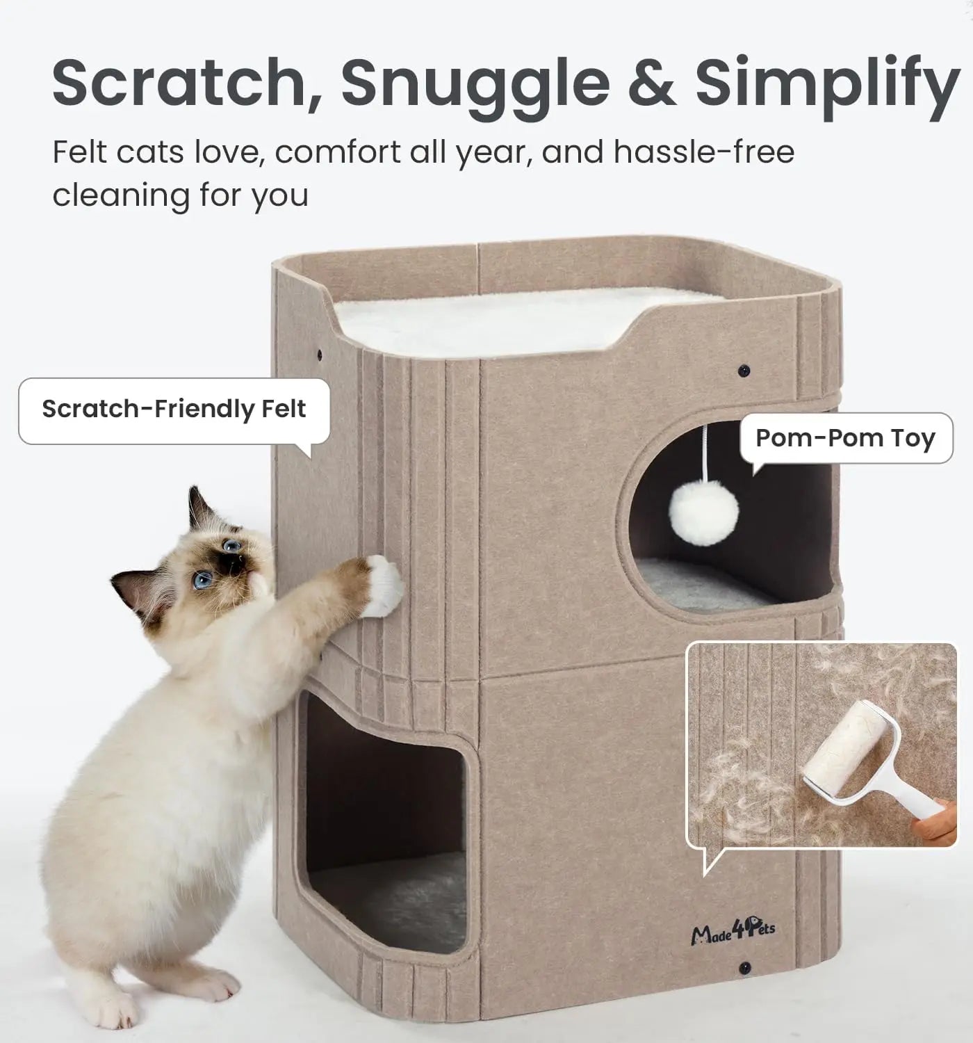 Indoor Cat House – Cozy Retreat for Cats