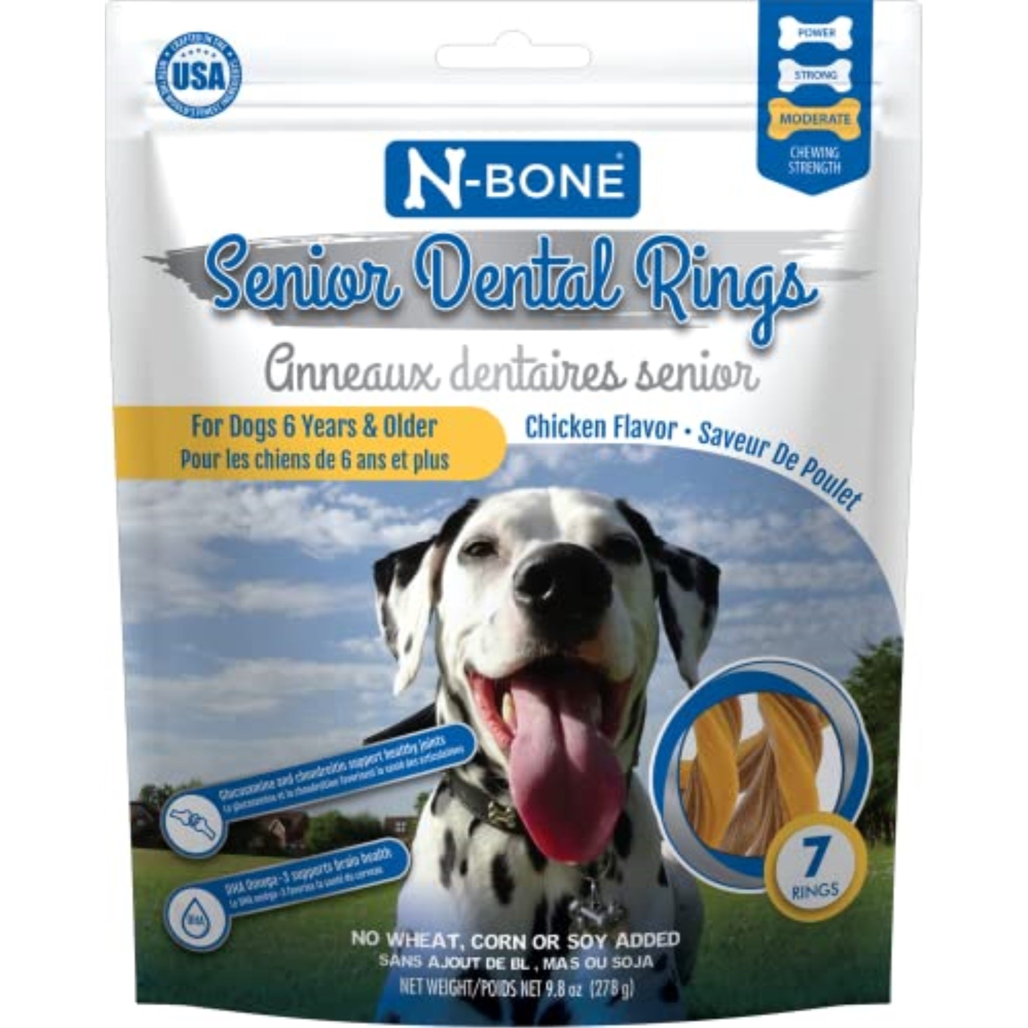 N-Bone Senior Dental Rings Chicken Flavor