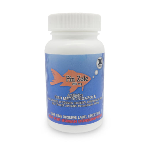 Fish Zole 250mg Capsules for Aquarium Fish – 30 Count – Water Care Support