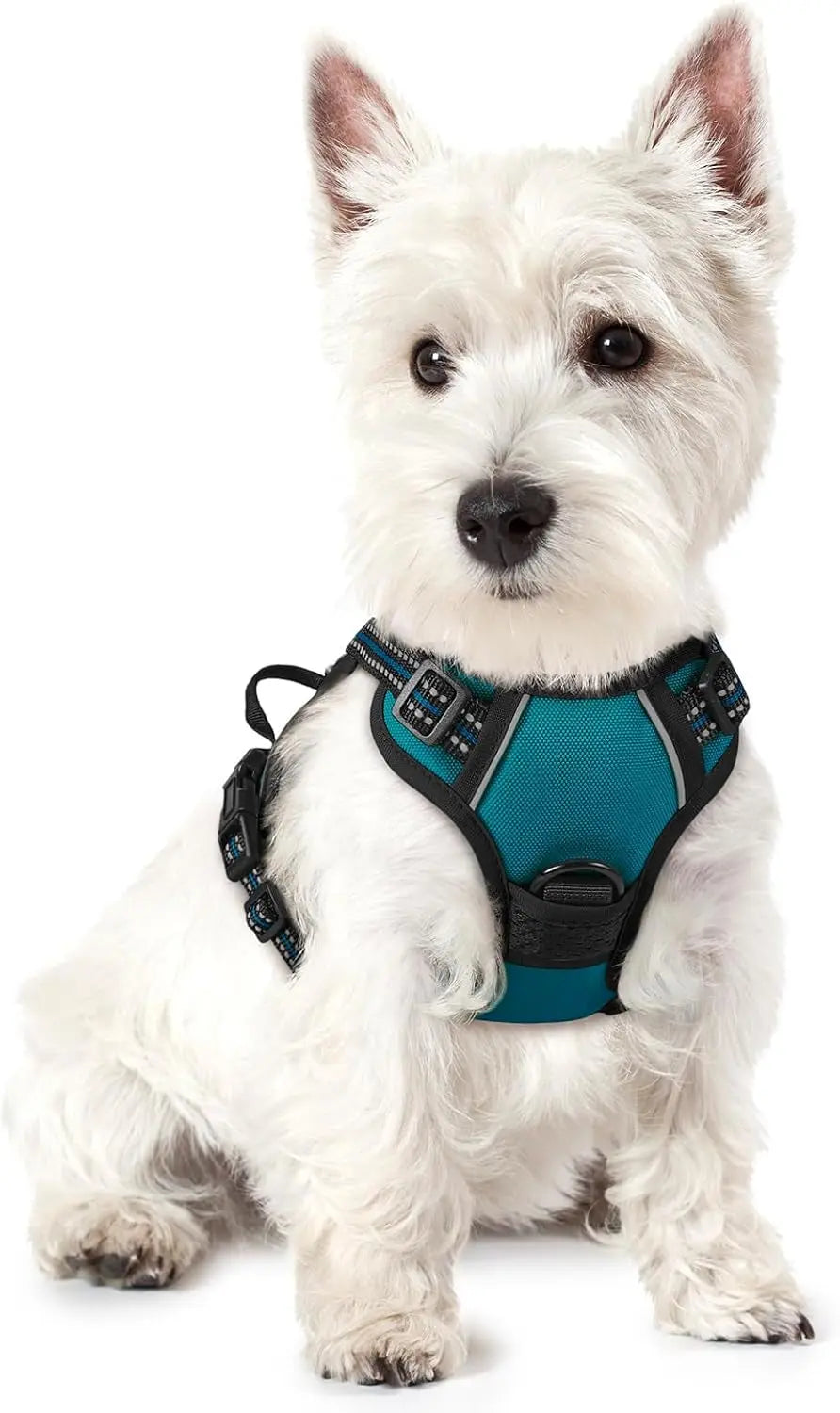 No Pull Dog Harness Reflective Adjustable Oxford Vest Dogs Control (All Sizes)