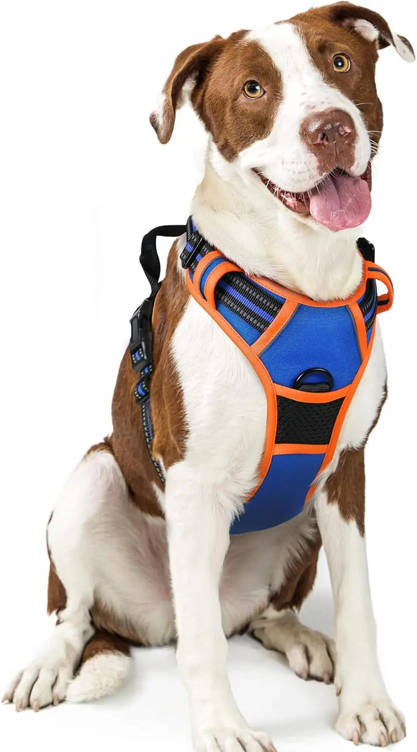 No Pull Dog Harness Reflective Adjustable Oxford Vest Dogs Control (All Sizes)