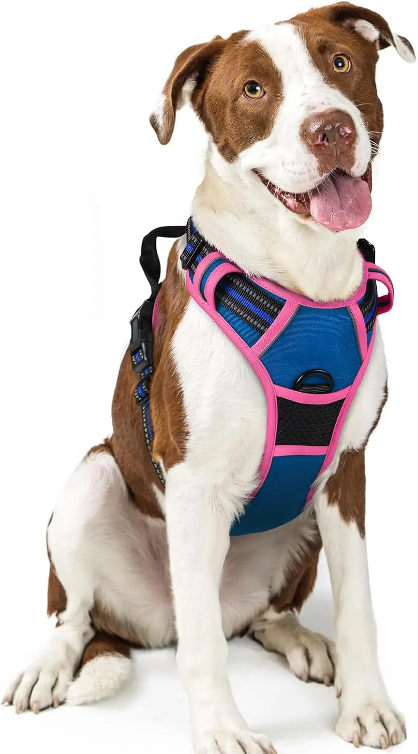 No Pull Dog Harness Reflective Adjustable Oxford Vest Dogs Control (All Sizes)