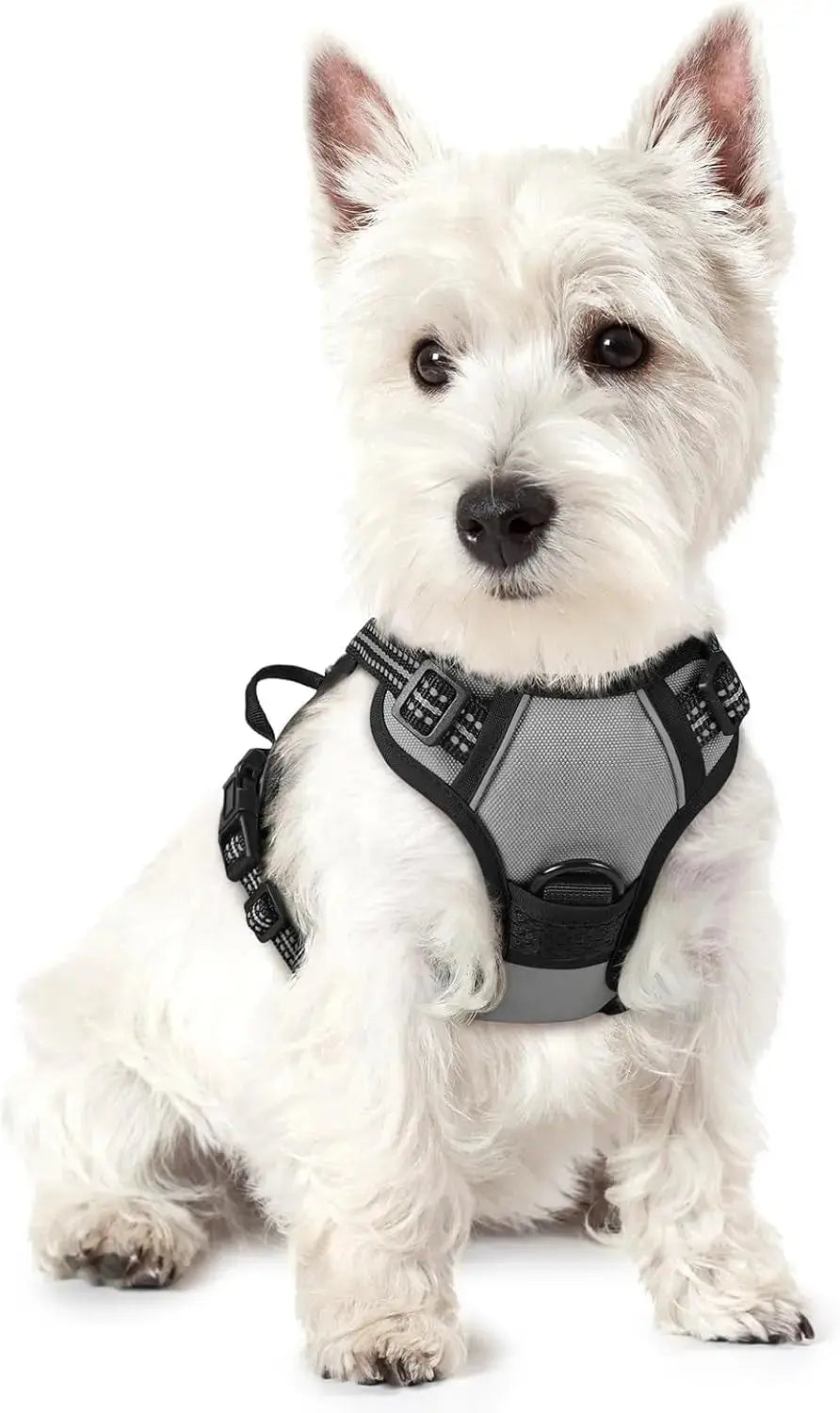 No Pull Dog Harness Reflective Adjustable Oxford Vest Dogs Control (All Sizes)