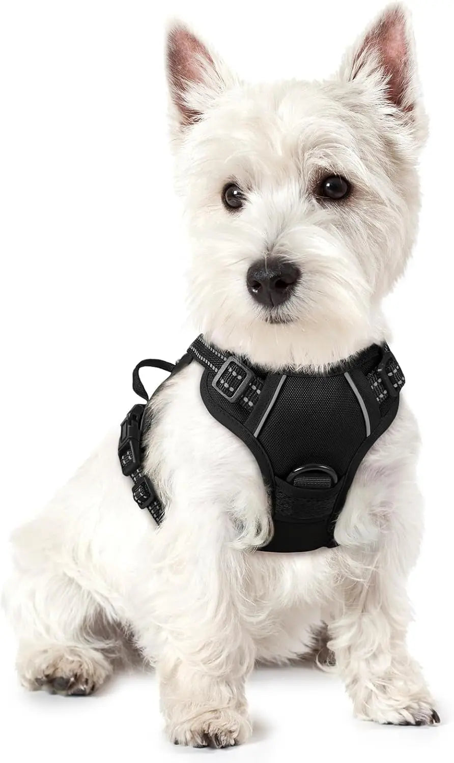 No Pull Dog Harness Reflective Adjustable Oxford Vest Dogs Control (All Sizes)