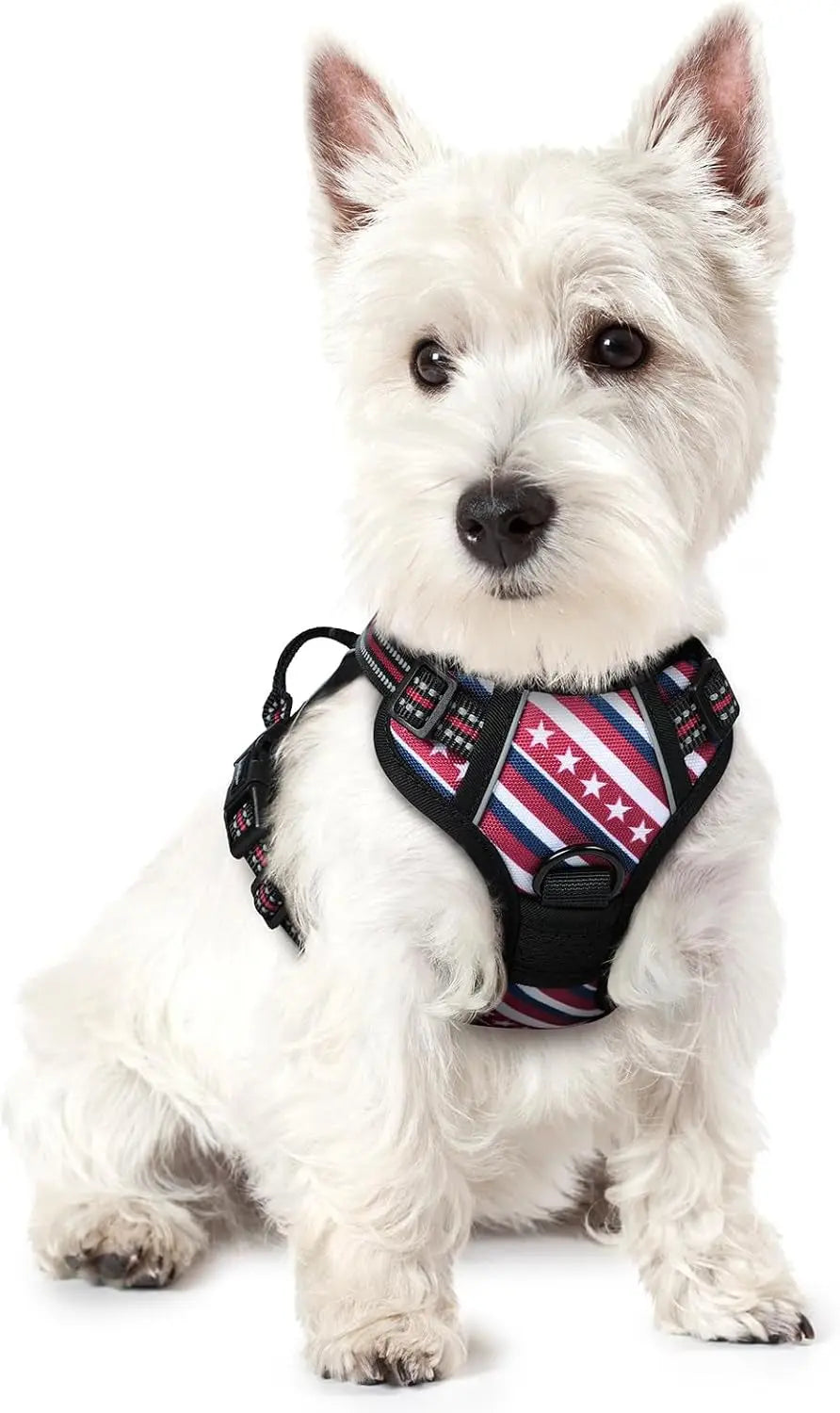 No Pull Dog Harness Reflective Adjustable Oxford Vest Dogs Control (All Sizes)