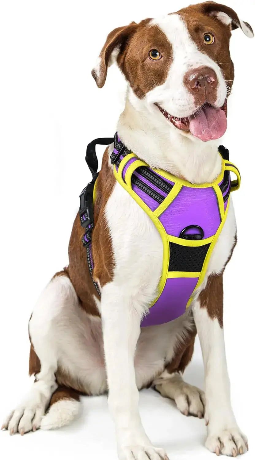 No Pull Dog Harness Reflective Adjustable Oxford Vest Dogs Control (All Sizes)