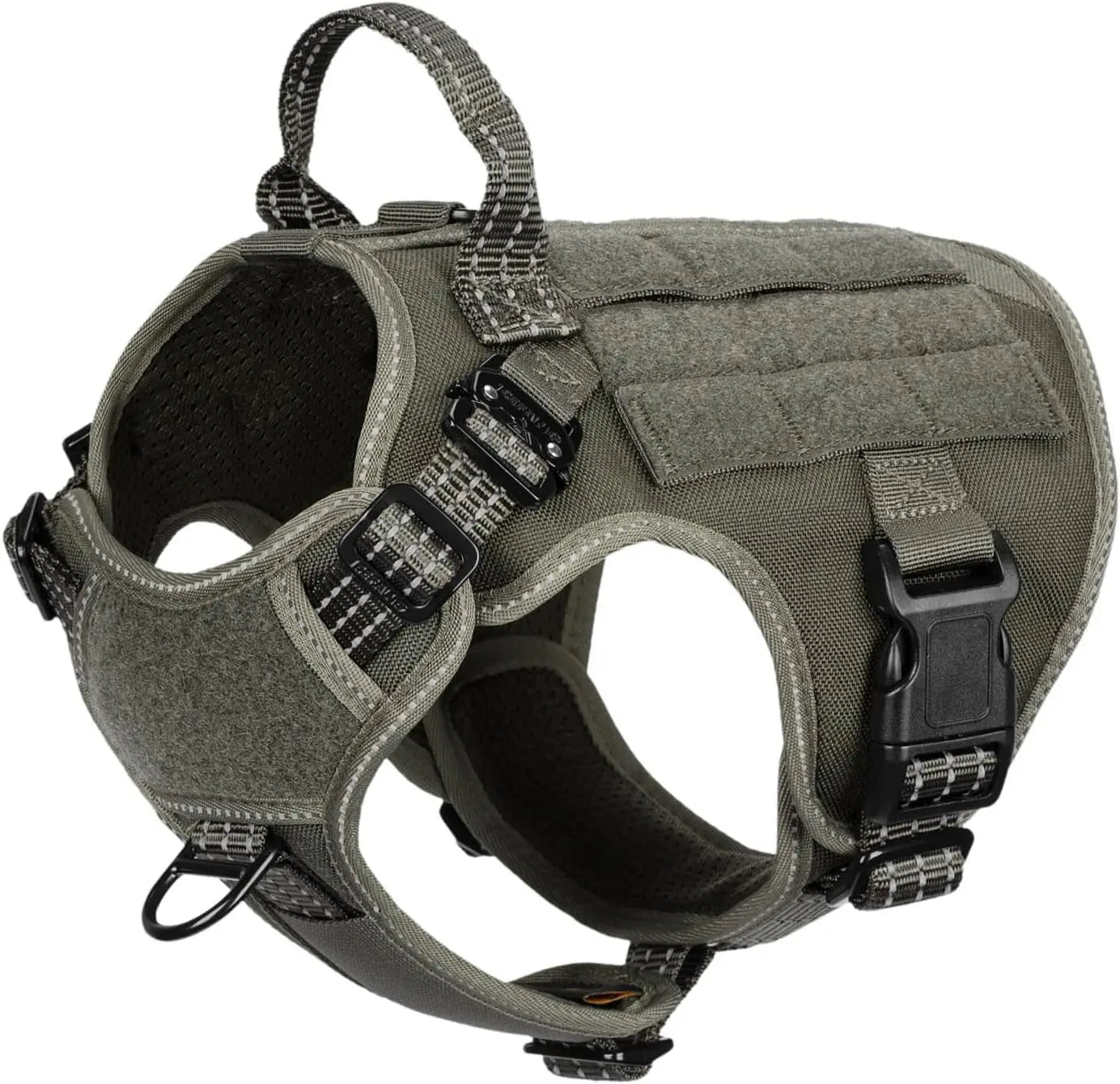 No-Pull Tactical Dog Harness with Handle –Heavy-Duty Adjustable Vest (all sizes)