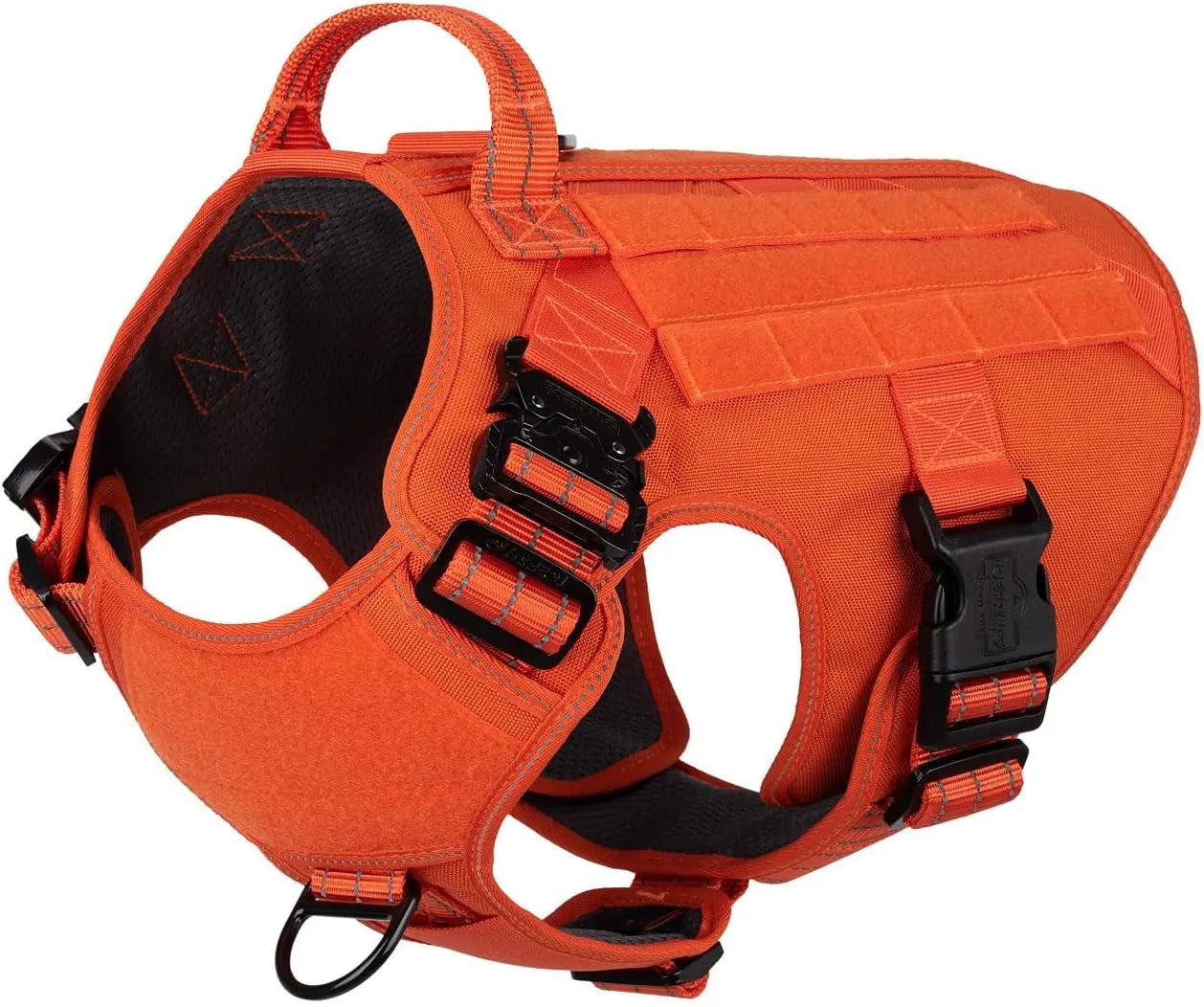 No-Pull Tactical Dog Harness with Handle –Heavy-Duty Adjustable Vest (all sizes)