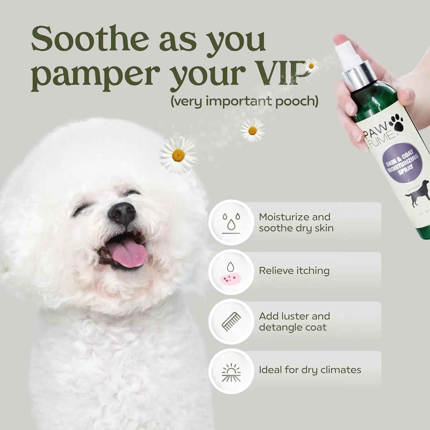 PAWFUME Deshedding Dog Shampoo & Conditioner – Probiotic Detangling Formula