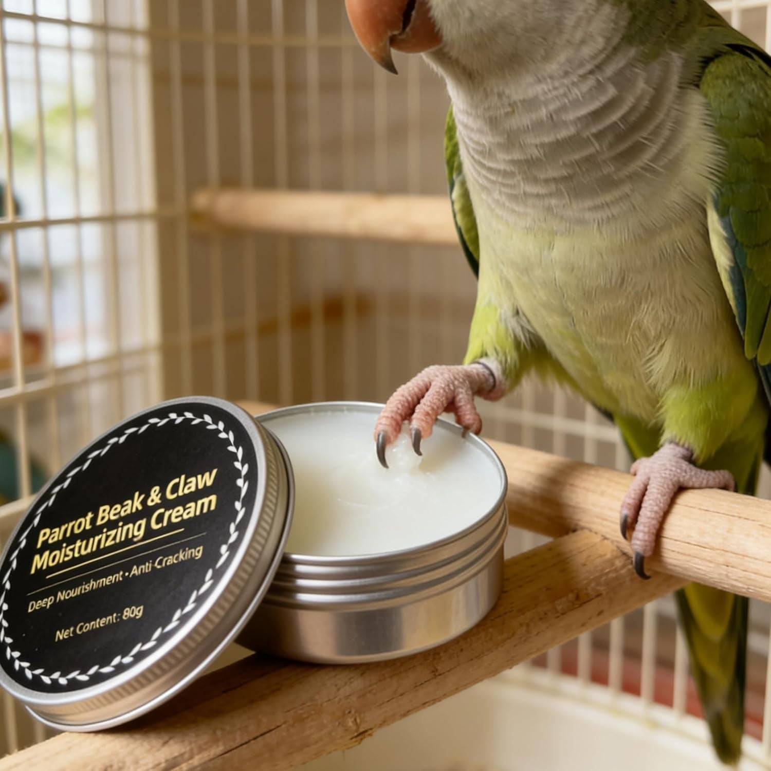 Parrot Beak Claw Moisturizer Cream 80g Anti Cracking Balm Birds Safe Care