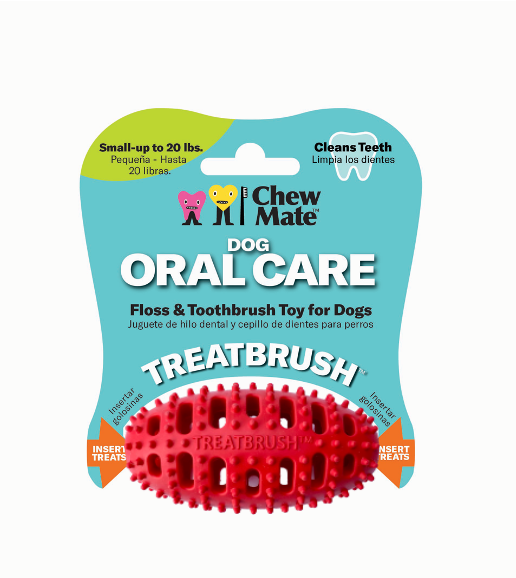 Natural Rubber Football Oral Care Toy <20 Lbs