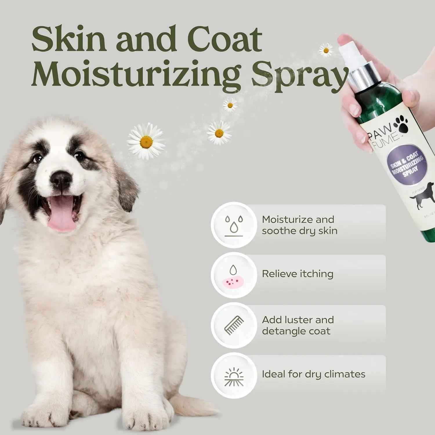 Pawfume Dog Spa Gift Basket – 6-Piece Probiotic & Grooming Set