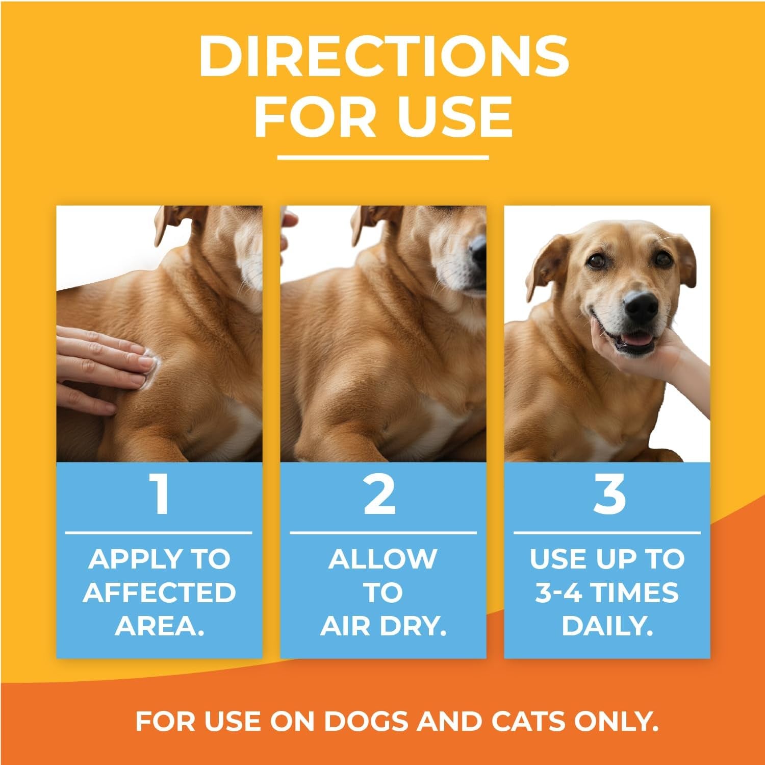 Pet Anti Itch Cream Hydrocortisone Hot Spot Relief Dog Cat Skin Care Lotion
