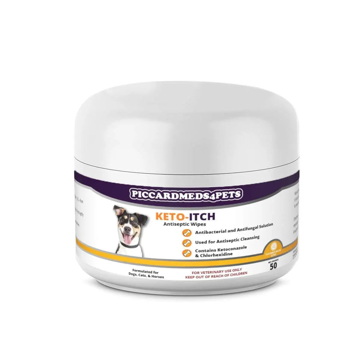 Piccardmeds4pets Pet Ear & Skin Care Kit Wipes + Ear Flush for Itch & Odor Pet Bundle