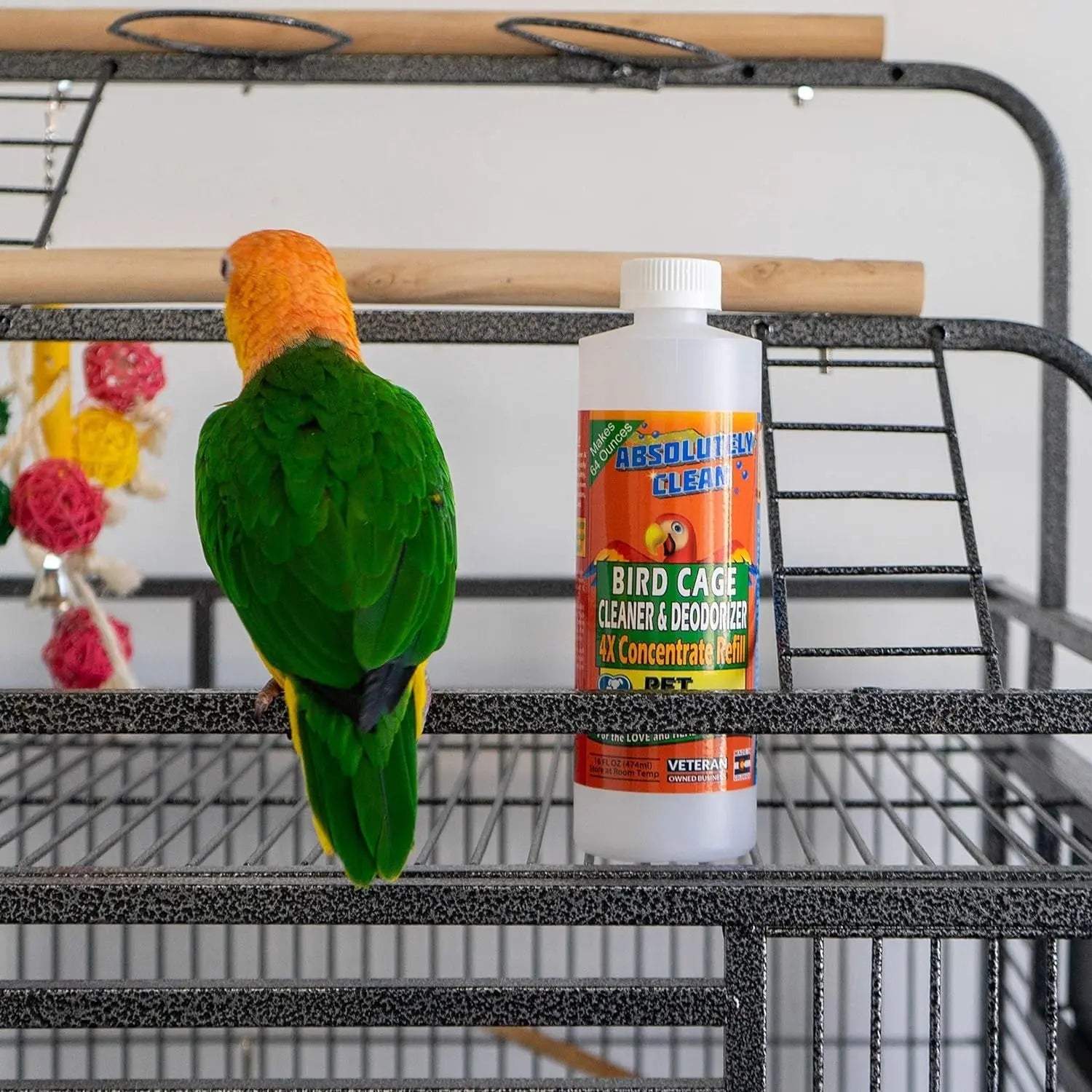 Bird Cage Cleaner & Deodorizer – 4X Concentrate