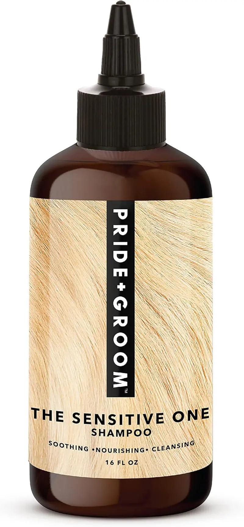 Pride + Groom Sensitive Dog Shampoo Natural Essential Oils 16oz