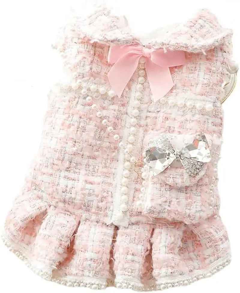 Princess Dog Dress – Lolita Tweed Coat Outfit