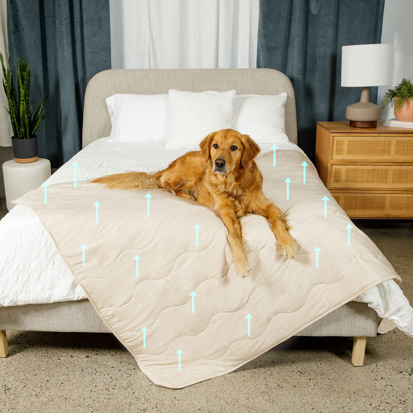 PupChill Cooling Waterproof Blanket - Arctic Sand