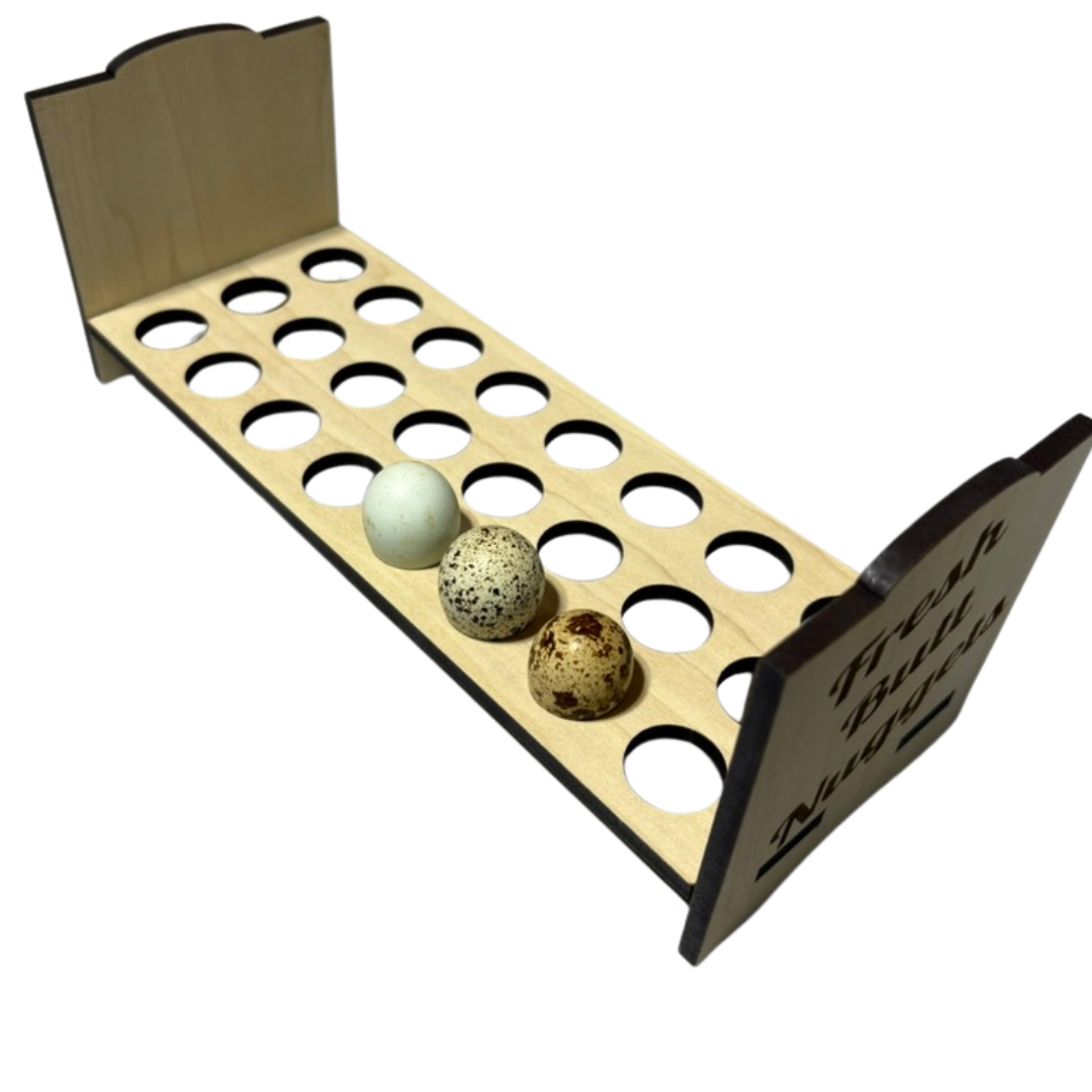 Counter Top Quail Egg Holder - Fresh Butt Nuggets