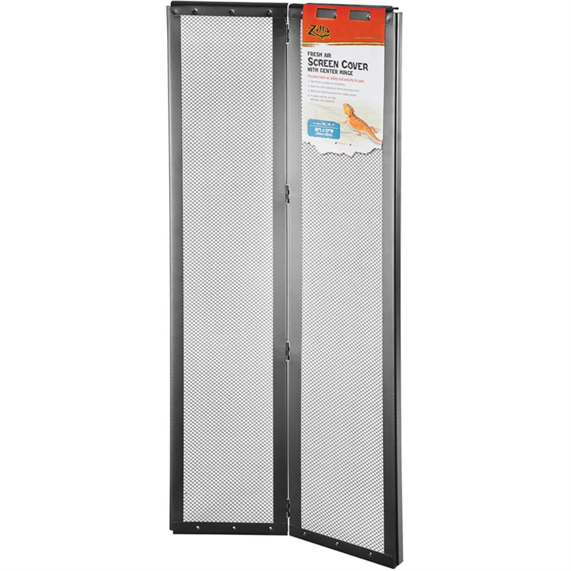 Zilla Fresh Air Screen Cover with Center Hinge 30 x 12