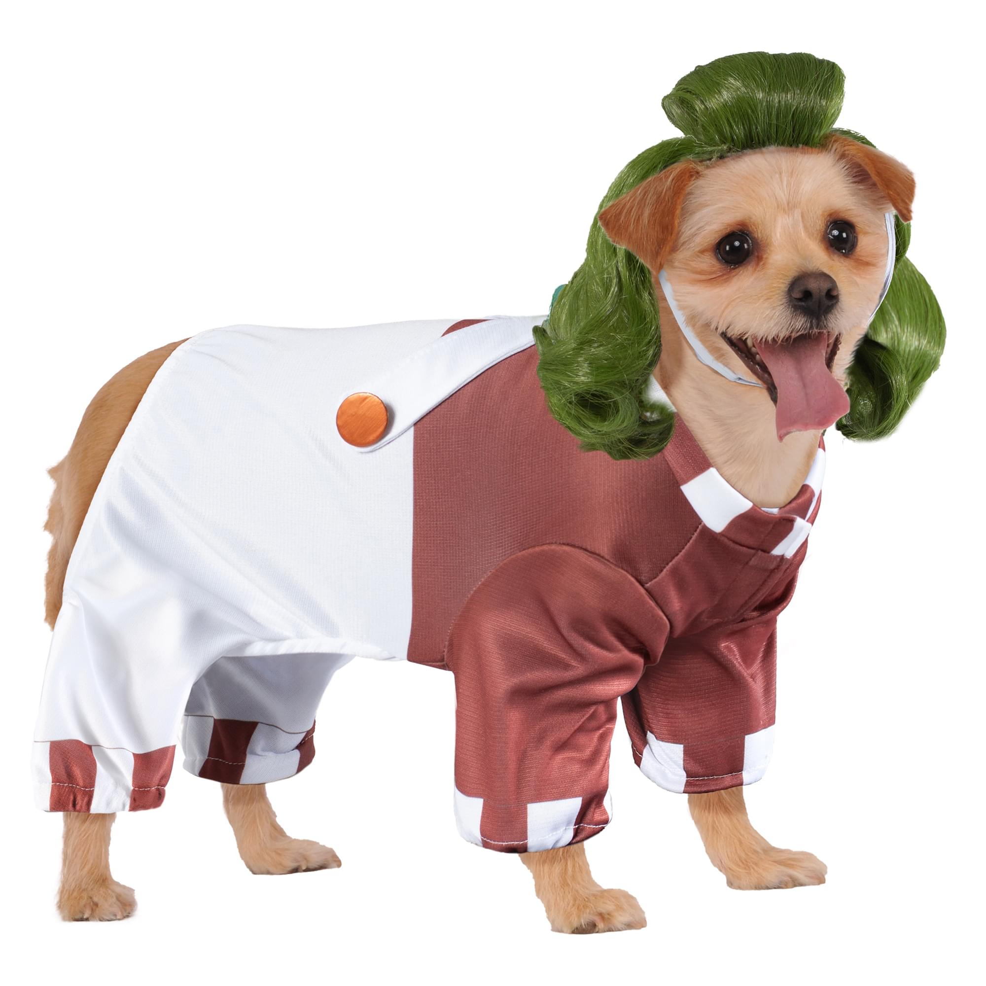 Rubie's Willy Wonka Oompa Loompa Pet Costume & Wig, Small, Polyester, As Shown, Model 3000122