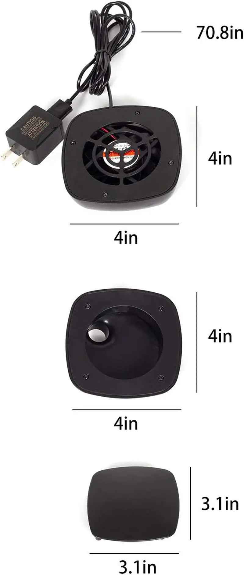 Magnetic Terrarium Ventilation Fan – 4200 RPM