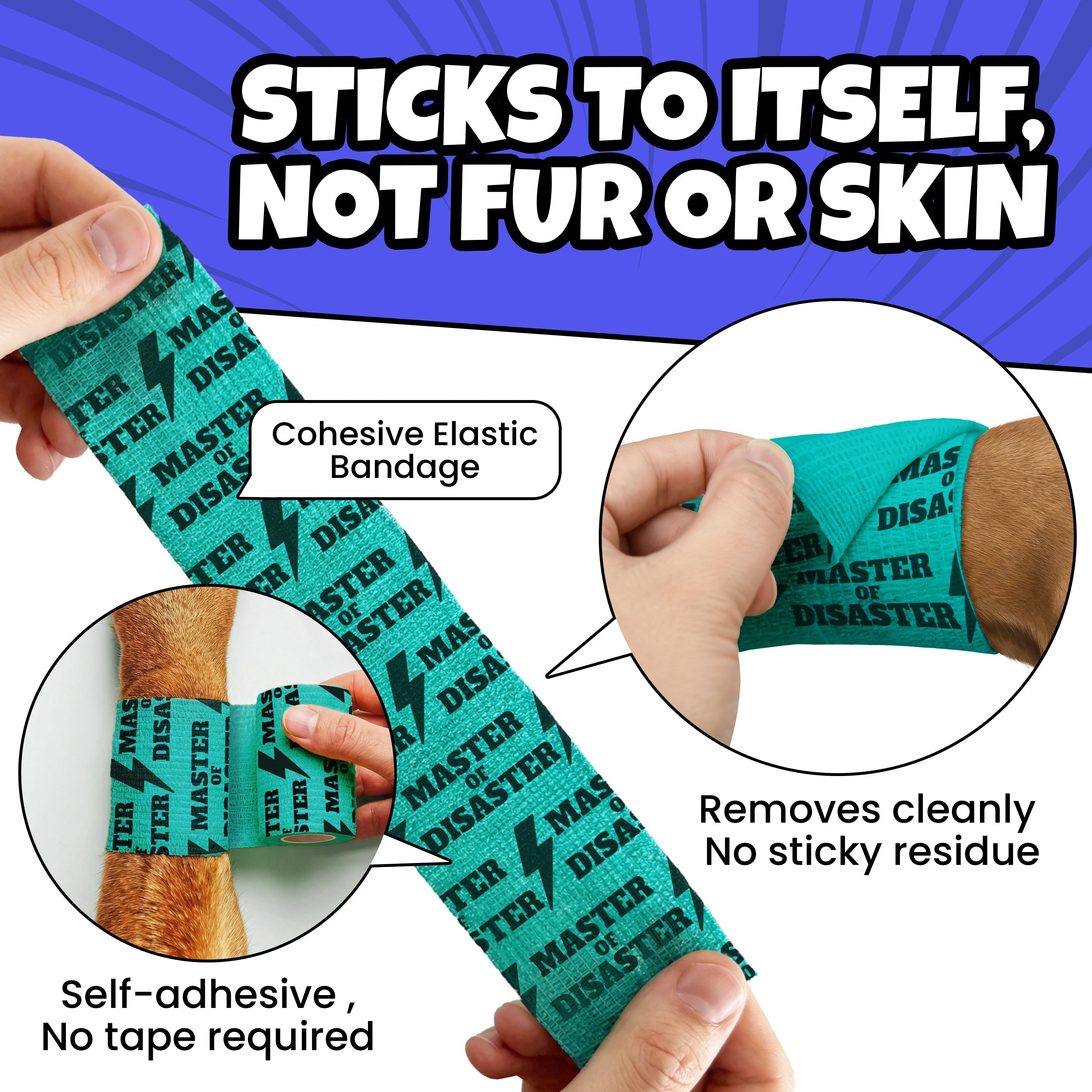 Oops Wraps Non-Stick Wrap for Dogs