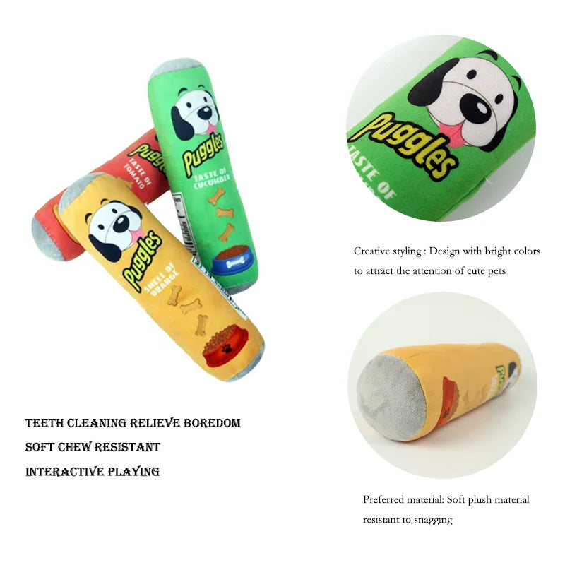 Realistic Beer Bottle Squeaky Dog Toy Bite Wear Resistant Easy Clean Interactive Molar Chew Toy Dog Training Pet Play Supplies