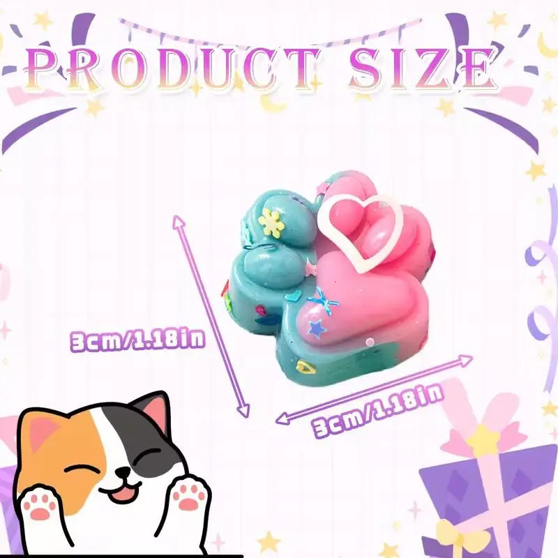 10/30/50pcs Cute Cat Claws Pinch Mini Fidget Toys Kids Birthday Party Favors Goodie Bag Pinata Fillers Christmas Easter Gifts