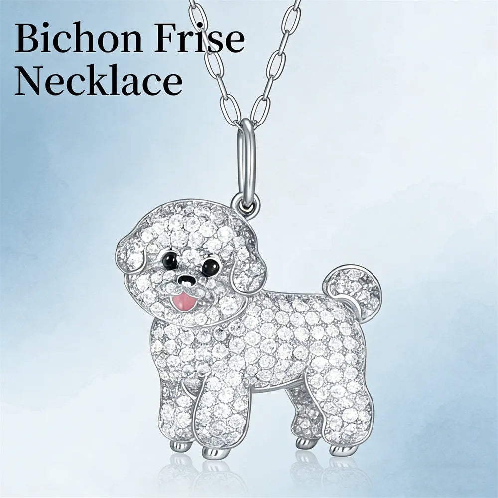 Exquisite Cute Beagle Pendant Necklace for Women Elegant Pet Puppy Jewelry Animal Accessories Memorial Gift for Dog Lovers