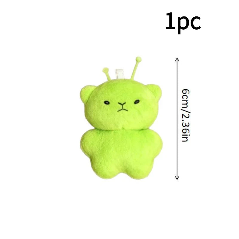 1Pc Alien Cat Plush Toy Cartoon Stuffed Animal Keychain Ugly Cute Backpack Pendant Party Gift Accessories