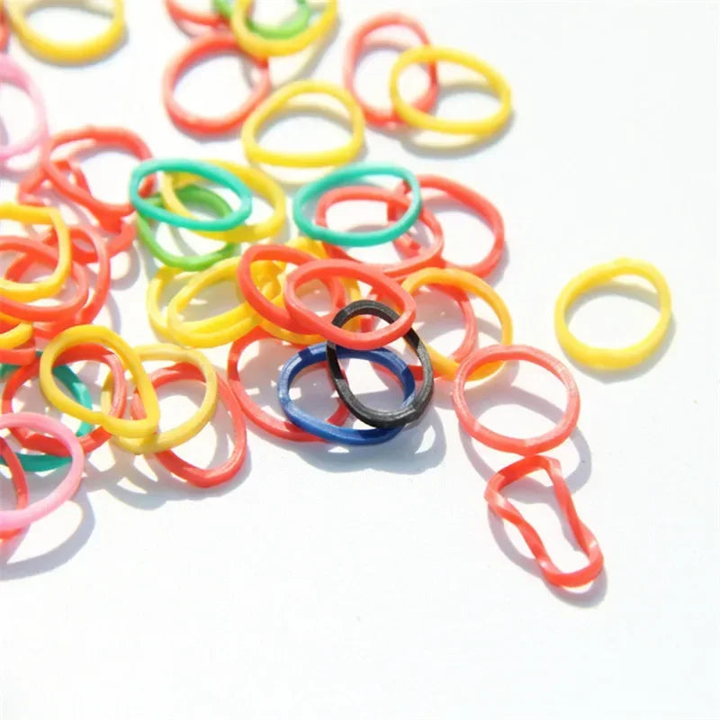 New Pet Dog Grooming Rubber Band Pet Accessories Colorful Pet Supplies Elastic Pet Hair Product Hairpin Hair Accessory100pcs