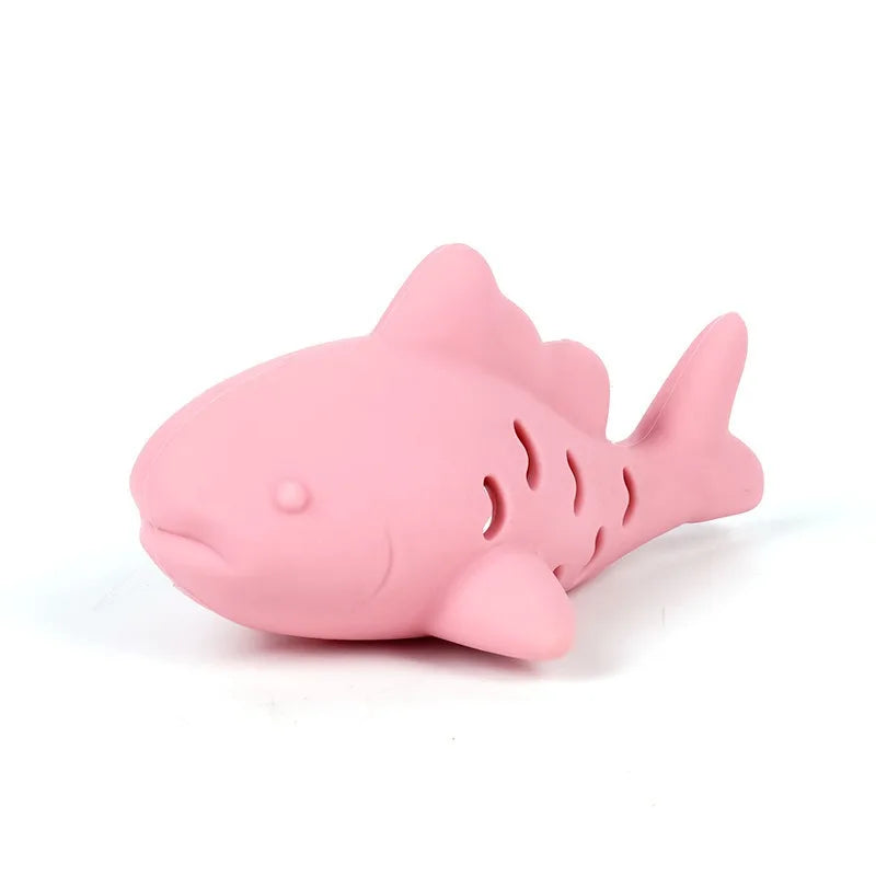 Interactive Fish Cat Toy Indoor Bite Resistant Kitten Toy Silicone Chew Cats Food Dispenser Feeder Pet Supplies