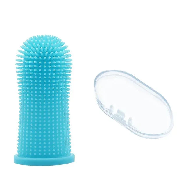 Super Soft Pet Finger Toothbrush for Dog Cat, Teeth Cleaning Breath Care Nontoxic Silicone Tooth Brush, Pet Products
