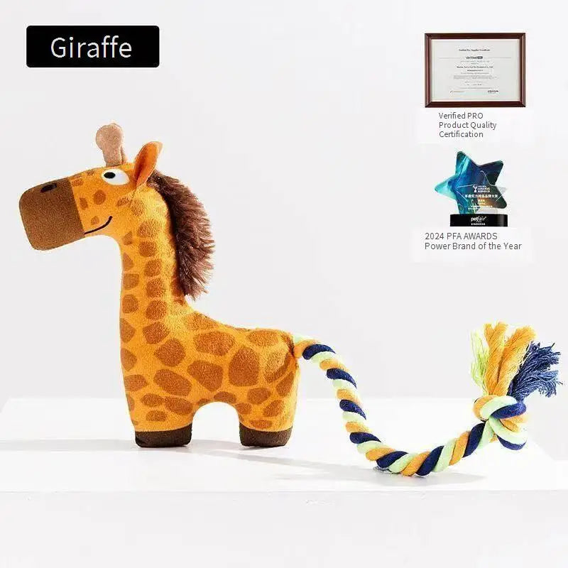 Pet Crocodile Chew Knotted Indestructible Plush Raw Dog Play Toy Cute Animal Rope Safe Puppy Tooth Chew Dog Tough Toys