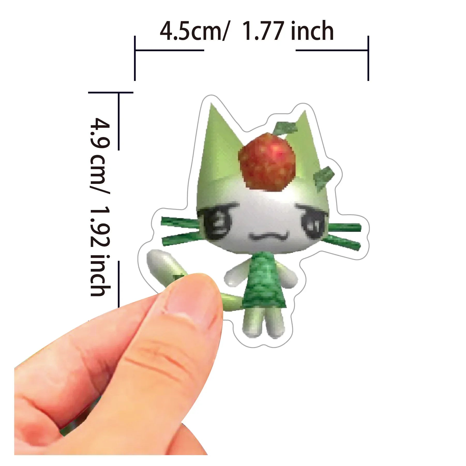 50PCS Cartoon Kawaii Inoue Toro Funny Cute Cat Graffiti Sticker Decorative Scrapbook Laptop Luggage Decal Kids Toy Gift