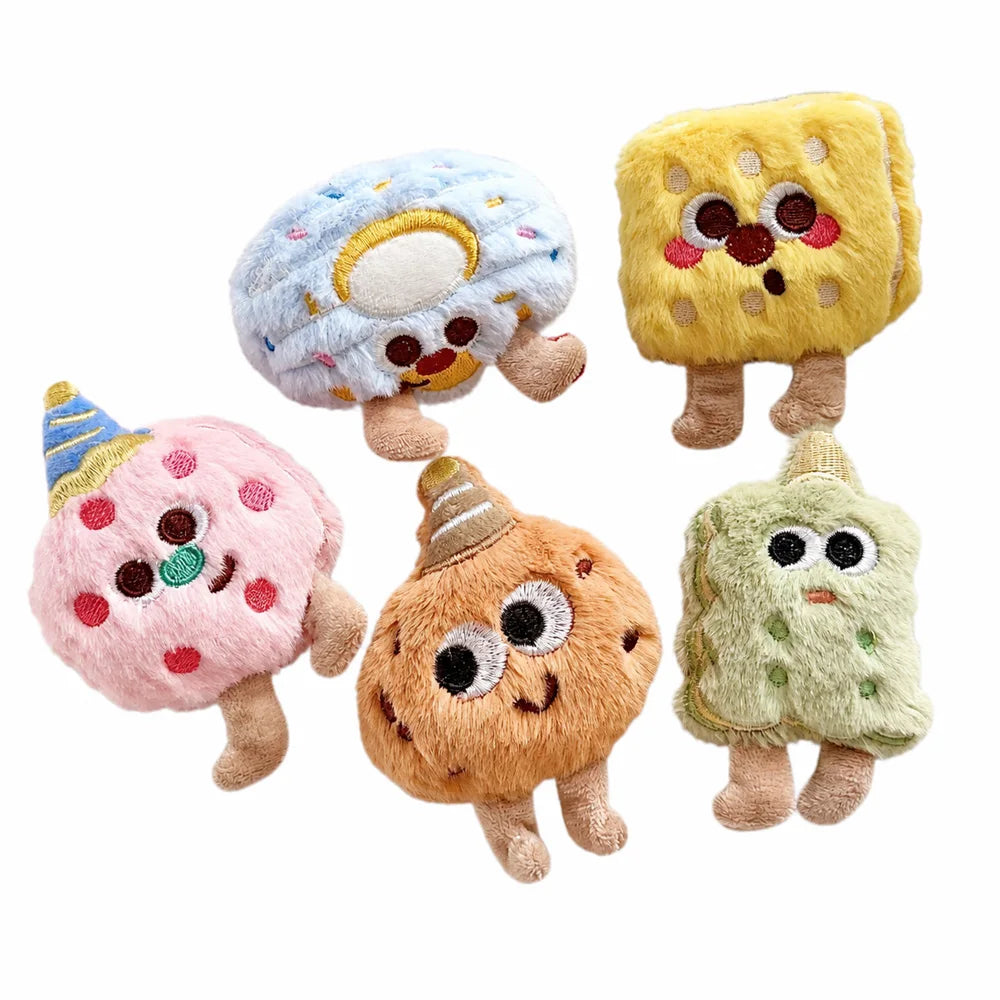 Plush Squeaky Toys Soft Cozy Lightweight Pet Chew Toy Funny Sound Puppy Training Toy for Indoor Play ﻿Small Dog Puppy