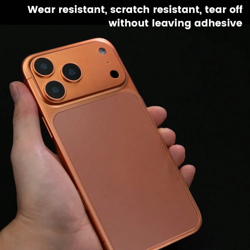 NNBILI 2pcs/Set Matte Base Lens Film + Matte PET Back Film For IPhone 18 Pro Max 18 Pro Max Phone Accessories Minimalist Design