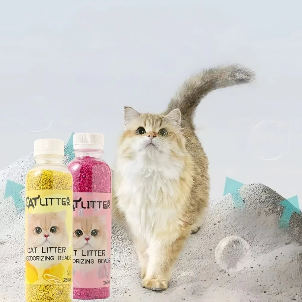 Cat Litter Deodorizing Beads Toilet Granules Litter Box Long Lasting Freshness Air Purification Deodorizer Pet Cleaning Products