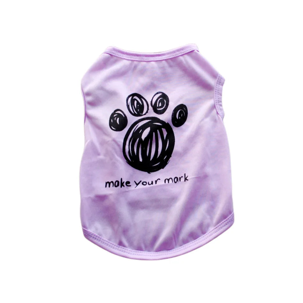 Security Clothing for Dogs Summer Pet T-shirt Costume