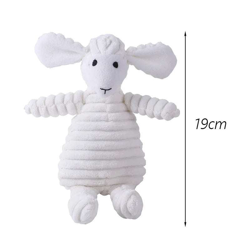 Corduroy Squeaky Dog Chew Toys for Small Medium Dogs Bite Resistant Puppy Toy Squeaker Dog Toys Pets Products Mascotas Supplies