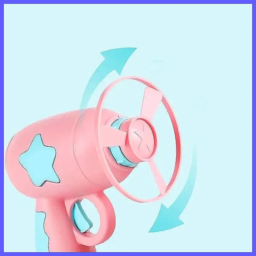 Funny Interactive Cat Toy Launcher Gun Mini Flying Disc Shooting Chaser for Kitten Training Games, Auto Eject Pet Supplies Gi