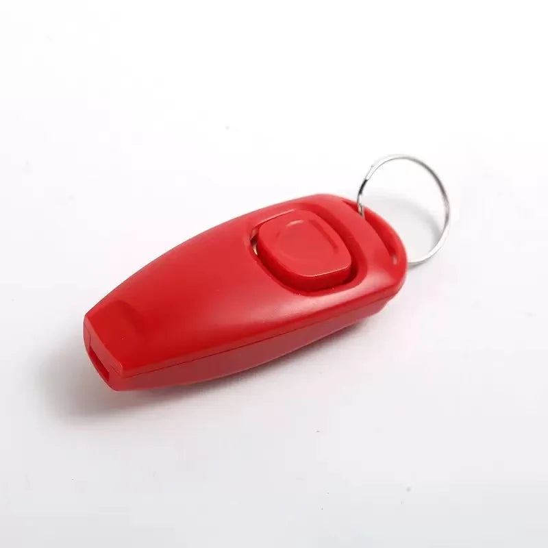 2‑in‑1 Dog Training Clicker & Whistle, Multifunctional Pet Trainer Tool with Keyring, Puppy Training Flute Clicker Pet Supplies