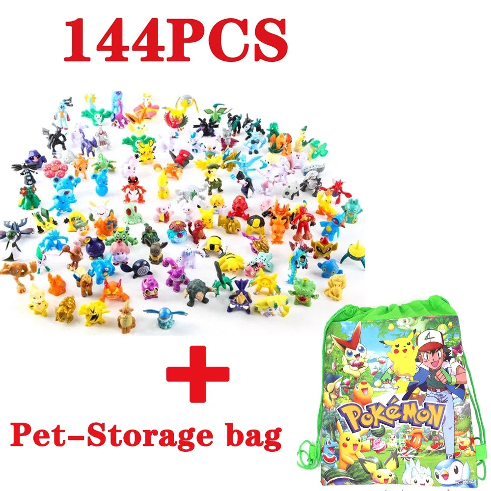 144 Pet Pok É Mon Figurines Pok É Mon Pok É Mon Twisted Egg Toy Dolls Children's Christmas Gifts