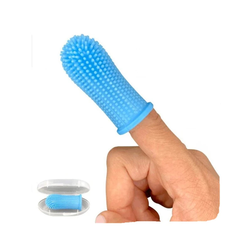 Super Soft Dog Toothbrushes Cleaning Finger Brush For Dog and Cat Grooming Nontoxic  Teethbrush  Dental Care Pet Products