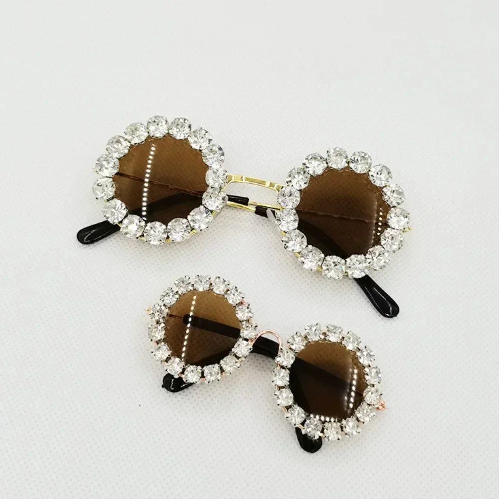 Pet Dog Glasses Rhinestone Sunglasses Cat Photography Decoration Fashion Sunglasses Accessories Pet Products Puppy Sunglasses