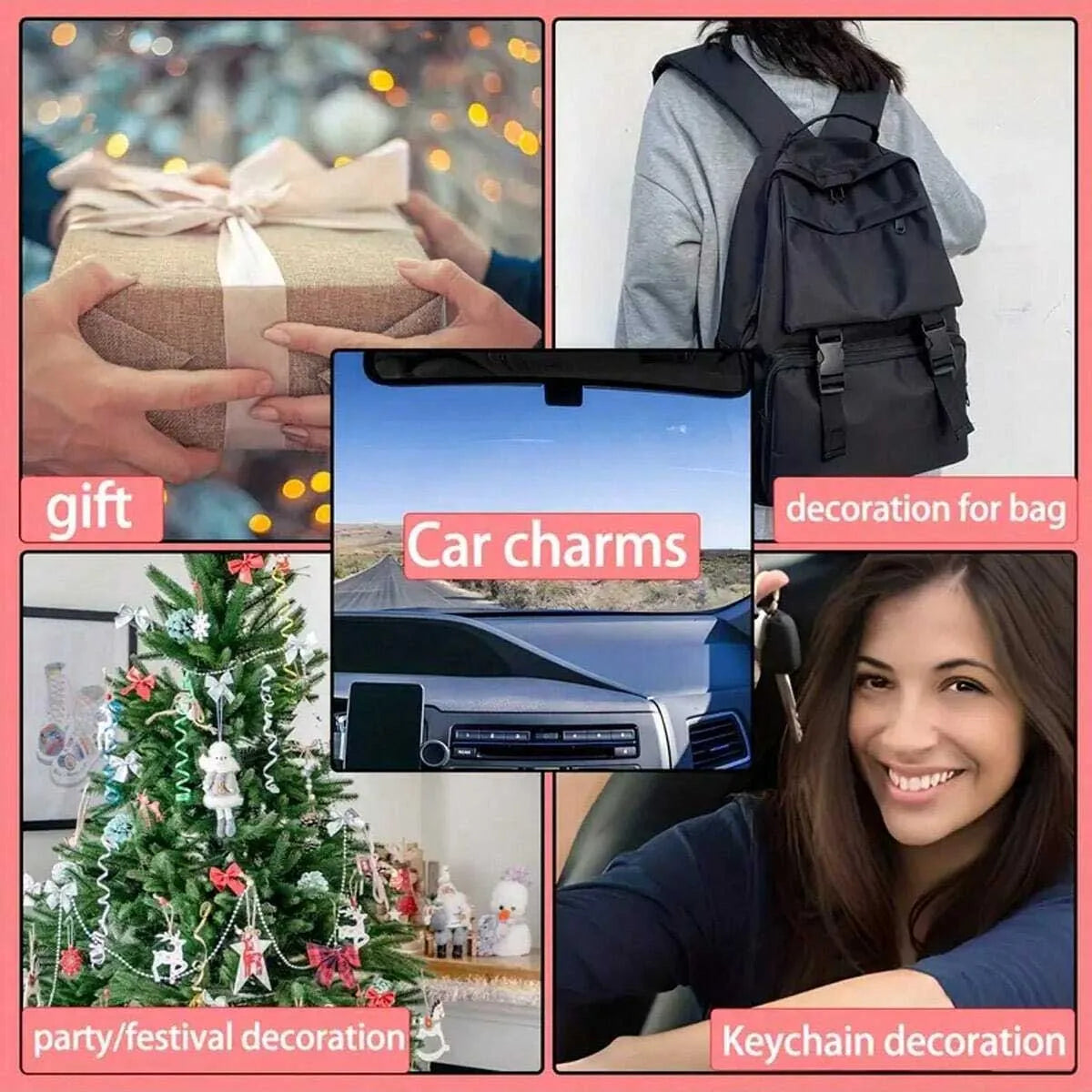 Cute and Stylish Cat Decoration Pendant, Perfect Car and Bag Accessory to Use as Backpack Pendant, Car Pendant