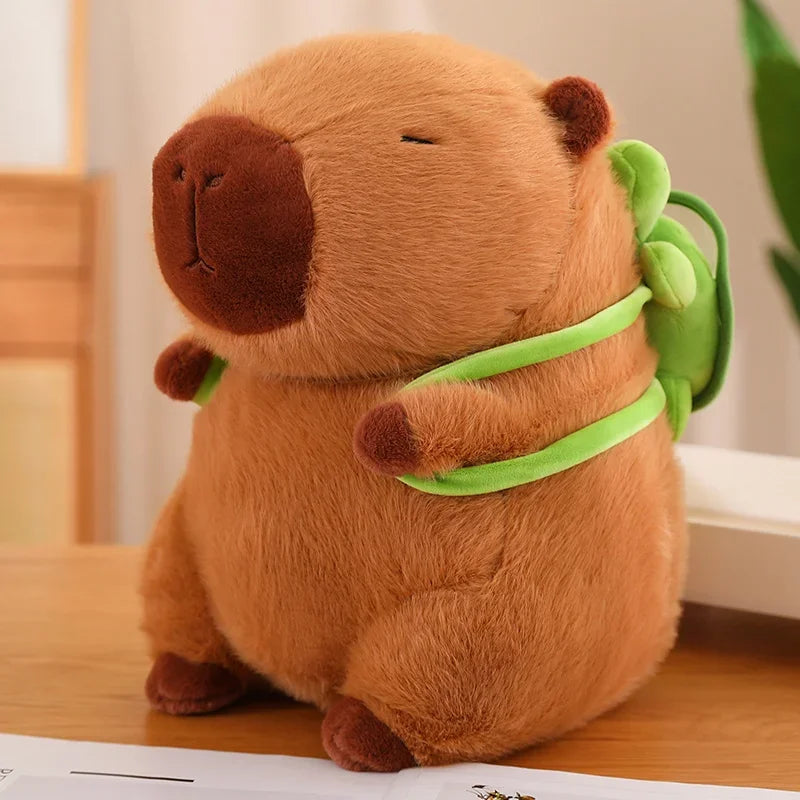 Capybara Plush Toy Simulation Capibara Cosplay Unicorn Dinosaur Dress Boba Bread Fruit Food Decor Birds Bubble Stuffed Animals